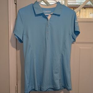 Sunice Light Blue Golf Polo Shirt - Women’s Size M